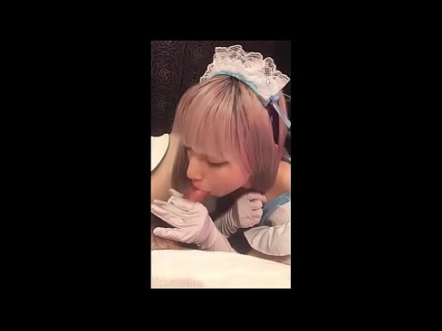 ❤️ Japanese Idol [mayuka], franskur vinnukonubúningur, 1. hluti, blástur og hristur af sér með húðkrem Fokking á is.123sex.ru ❌